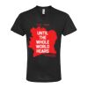Unisex Poly-Rich V-Neck T-Shirt Thumbnail