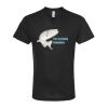 Unisex Poly-Rich V-Neck T-Shirt Thumbnail