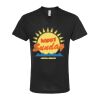 Unisex Poly-Rich V-Neck T-Shirt Thumbnail
