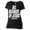 Women's Poly-Rich Scoop Neck T-Shirt Thumbnail