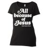 Women's Poly-Rich Scoop Neck T-Shirt Thumbnail