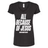 Women's Poly-Rich V-Neck T-Shirt Thumbnail